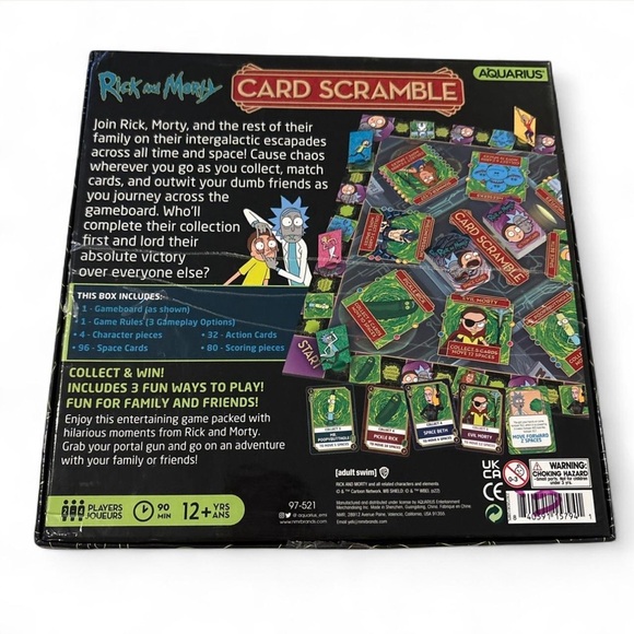 Rick and Morty Card Scramble Game - Green - Picture 2 of 3